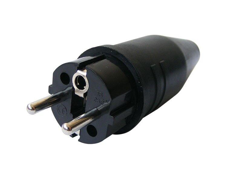 Haus Monofazni utikač 1004, Crni