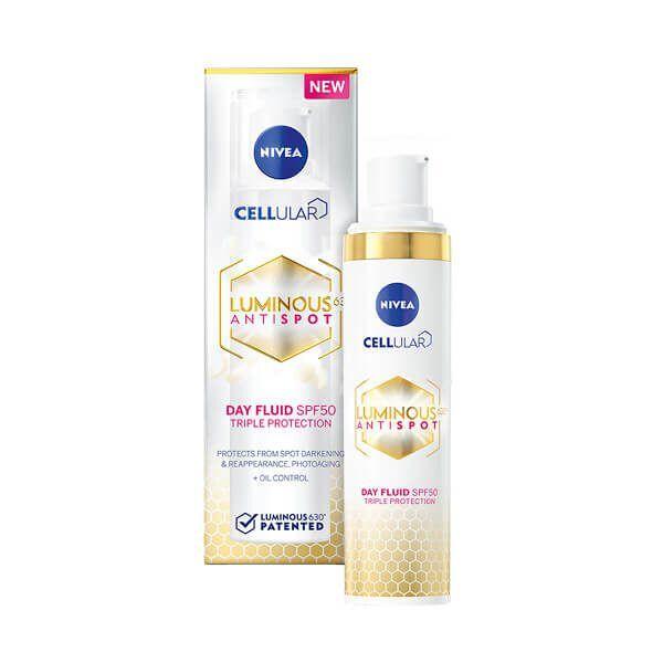 Nivea dnevni fluid protiv pigmentnih fleka, Cellular Luminous630, SPF 50, 40 ml