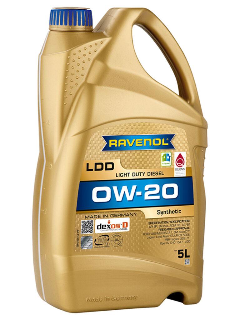 Ravenol Motorno ulje LDD Light Duty Diesel 0W-20, 5 l
