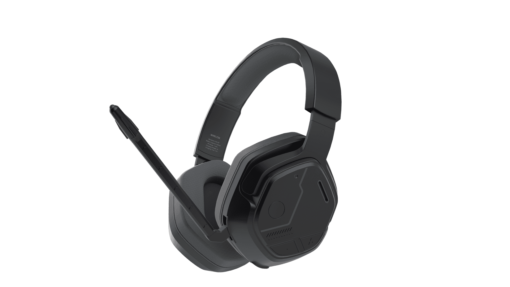 DAREU Bežične gaming slušalice EH755, Crne