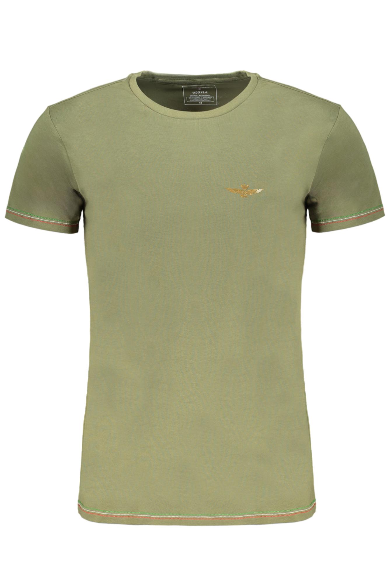 AERONAUTICA MILITARE Muška majica Underwear SCOTI003J508_VE07001, Zelena