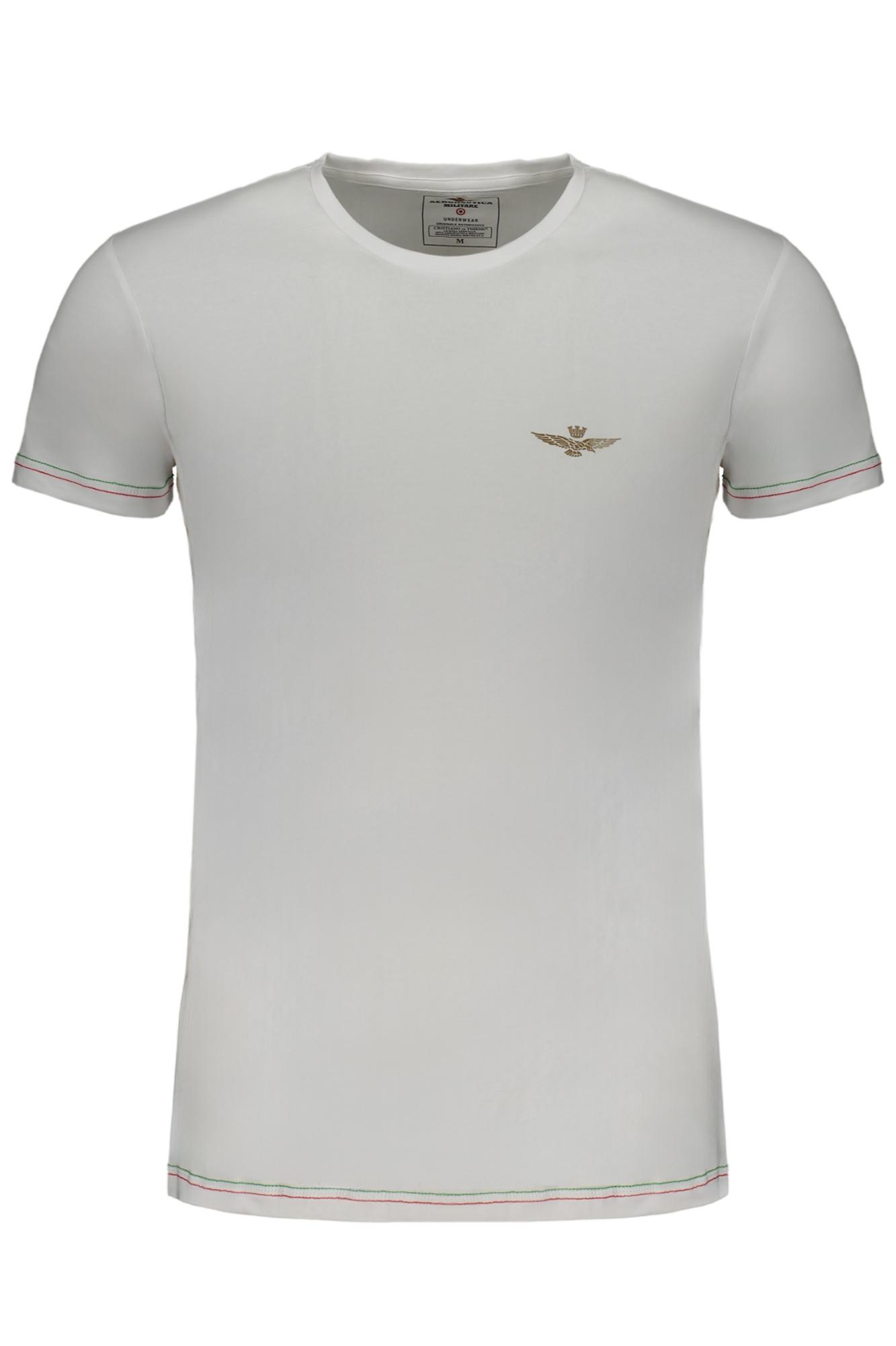 AERONAUTICA MILITARE Muška majica Underwear SCOTI003J508_BI73009, Bela
