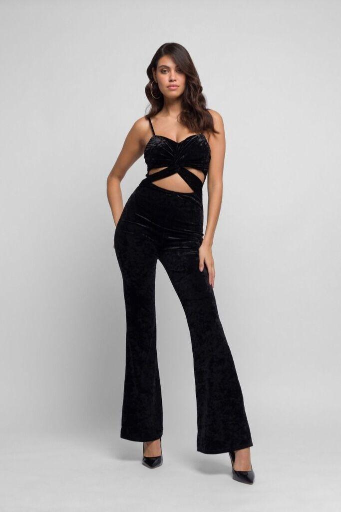 Jaded Rose Ženski kombinezon Jiji, Crni