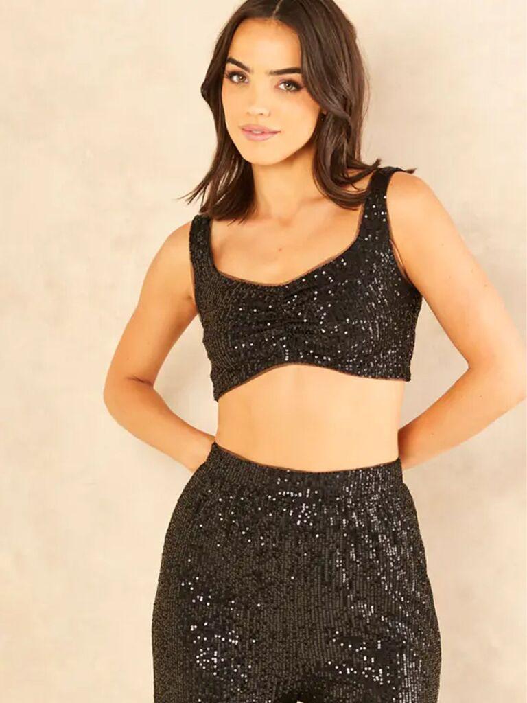 Jaded Rose Ženski top Sali, Crni