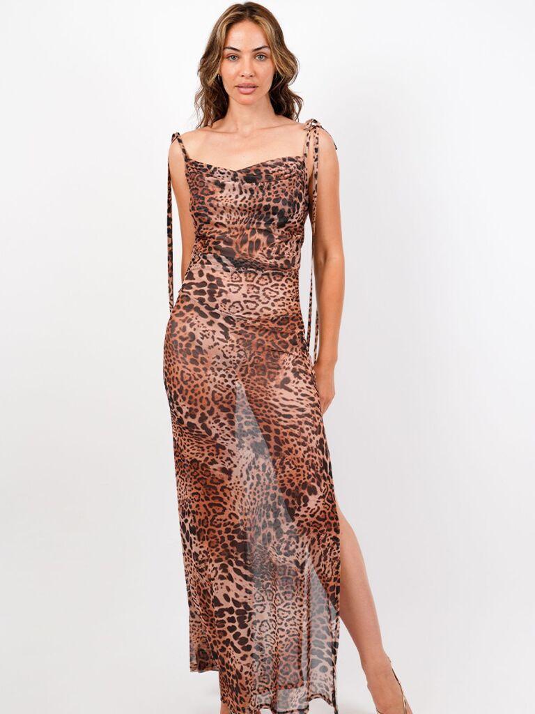 Jaded Rose Ženska haljina Lena, Smeđa