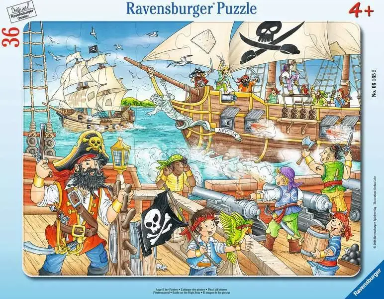 Ravensburger Slagalica Bitka pirata, 36 delova