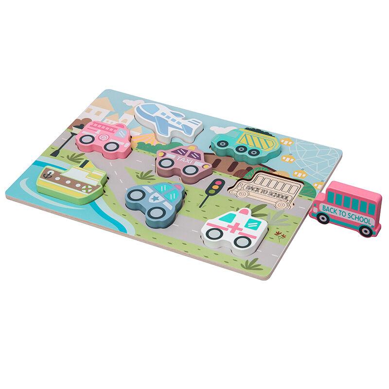 Bears & Pears Puzla Saobraćaj, 9 delova, Šarena