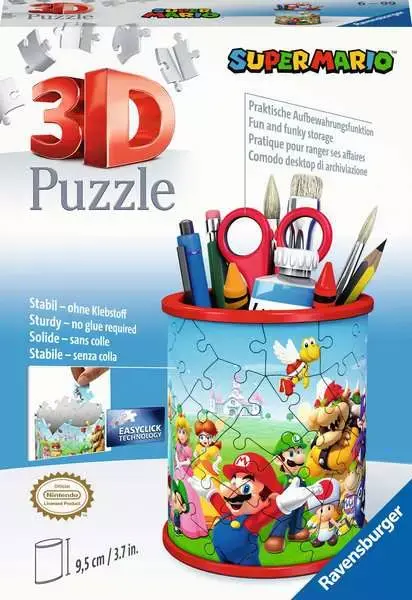 Ravensburger 3D Slagalica Kutija za olovke Super Mario, 54 dela