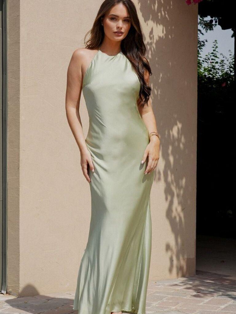 TFNC London Ženska haljina Nova, Svetlozelena