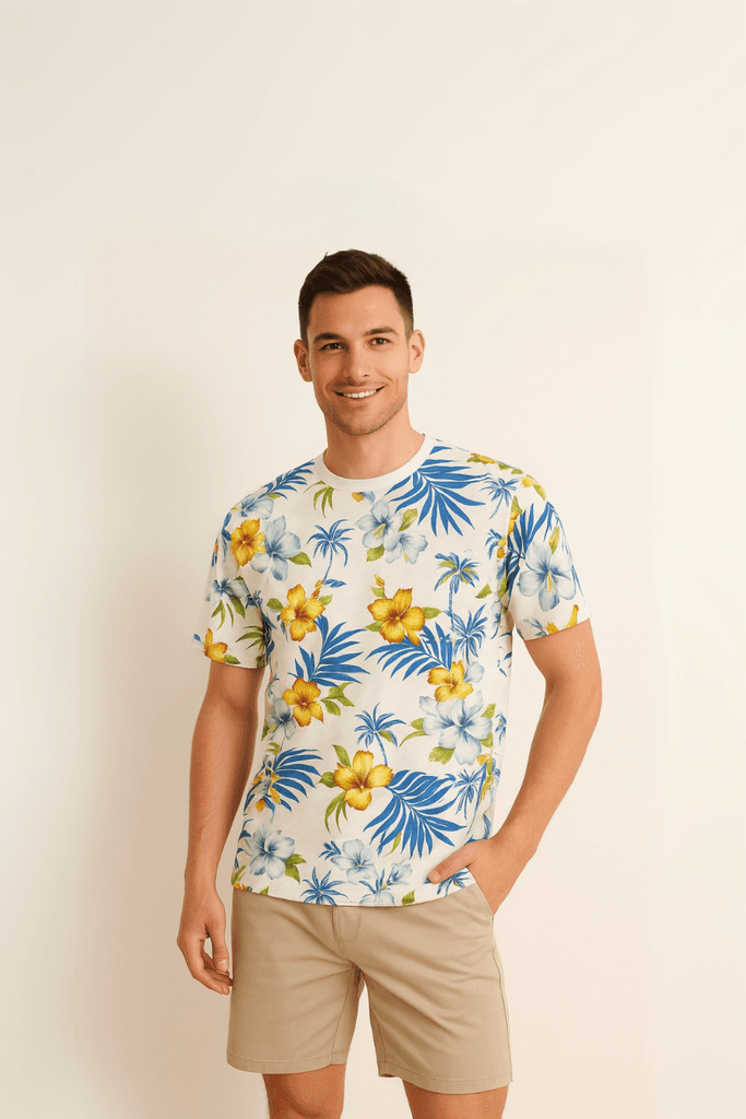 Jack & Jones Muška majica Jeff, Bela