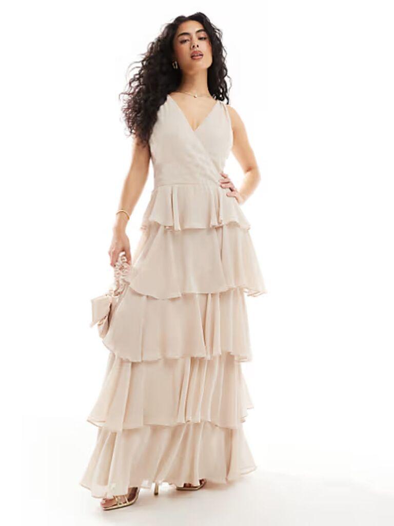 TFNC London Ženska haljina Bena, Prljavo roze