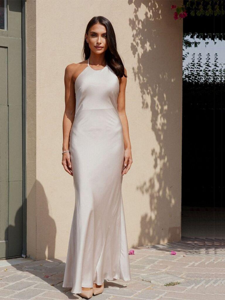 TFNC London Ženska haljina Nova, Bela