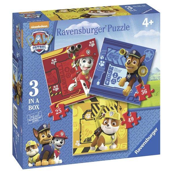Ravensburger Slagalica Paw patrol, 25/36/49 delova