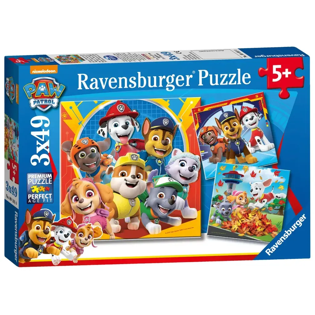 Ravensburger Slagalica Paw Patrol, 3x49 delova