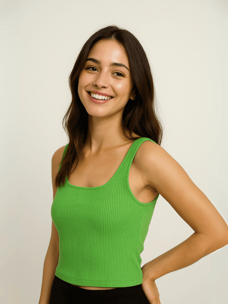 Pieces Ženska majica Nukisa, Zelena