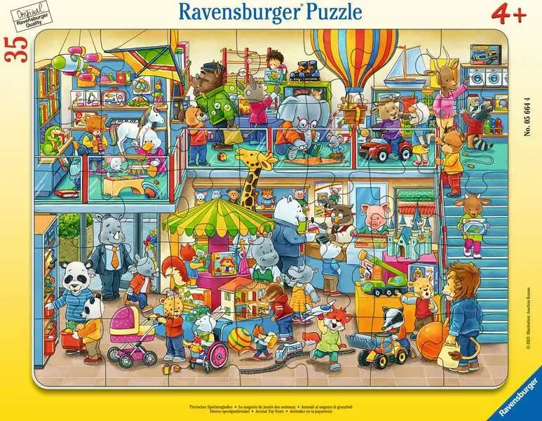 Ravensburger Slagalica Prodavnica igračaka za životinje, 35 delova