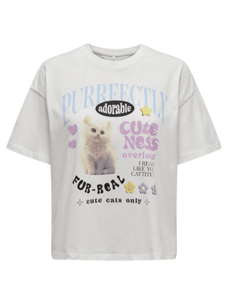 Only Ženska majica Kelly, Bela