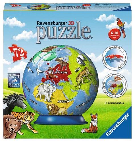 Ravensburger 3D Slagalica Mapa sveta, 72 dela