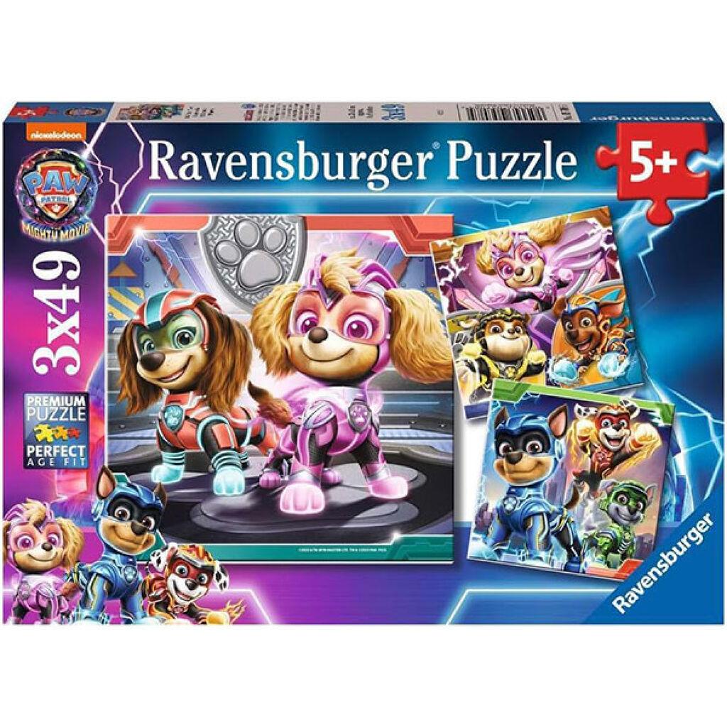 Ravensburger Slagalica Patrolne šape, 3x49 delova