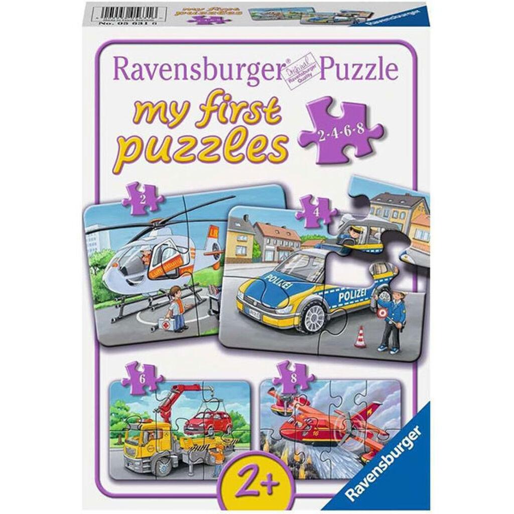 Ravensburger Slagalica Moja vozila sa prvenstvom prolaza, 2/4/6/8 delova