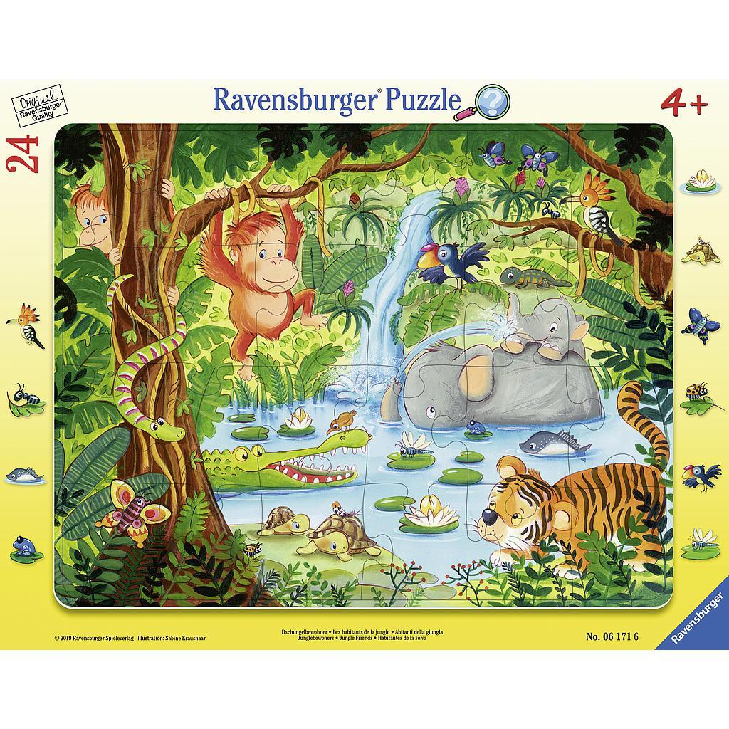 Ravensburger Slagalica Drugari iz džungle, 24 dela