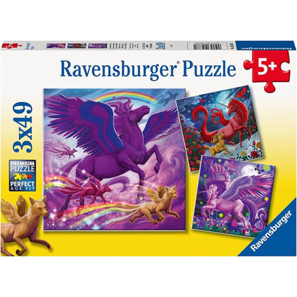 Ravensburger Slagalica Mistična stvorenja, 3x49 delova