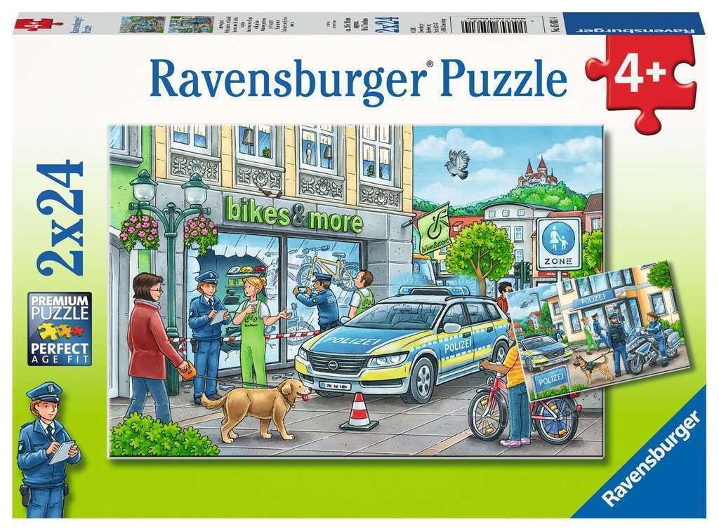 Ravensburger Slagalica Policajci na poslu, 2u1, 2x24 dela