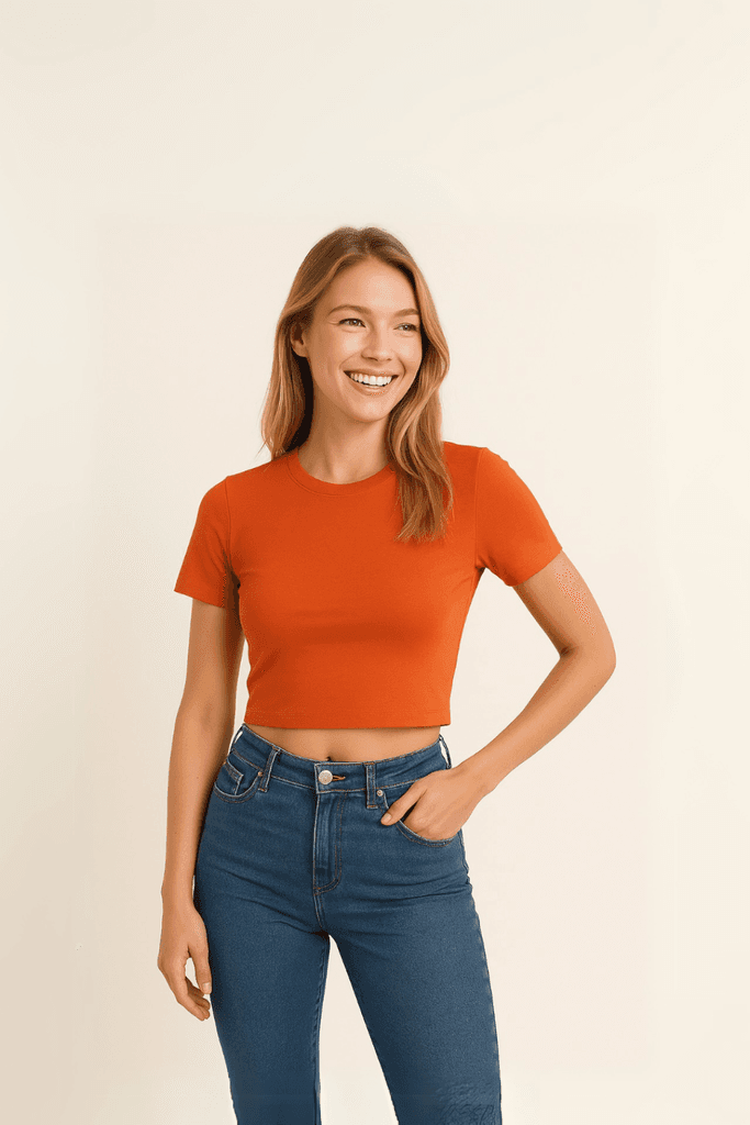 Only Ženska majica Talma, Narandžasta