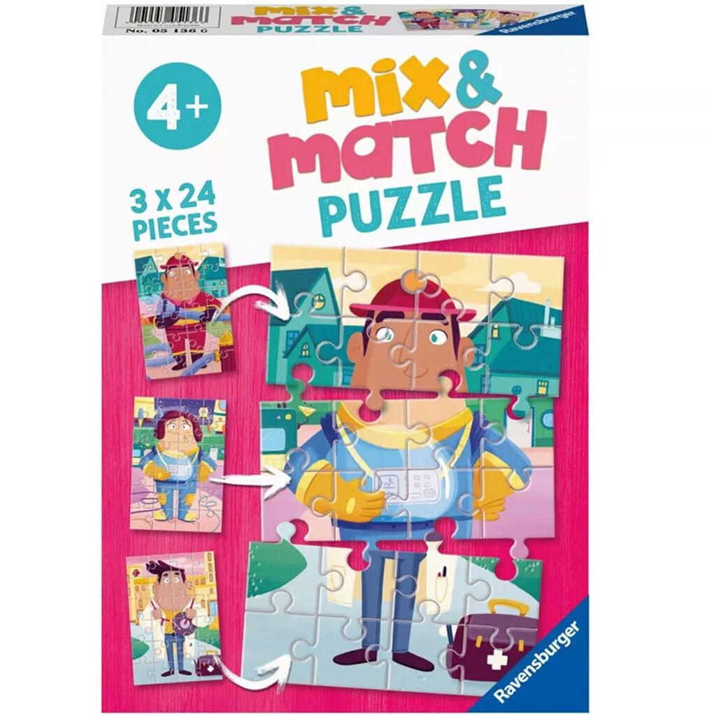Ravensburger Slagalica Mix & Match Moji omiljeni poslovi, 3x24 dela