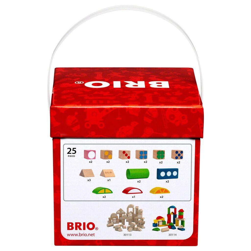 Brio Drvene kocke, 25 komada