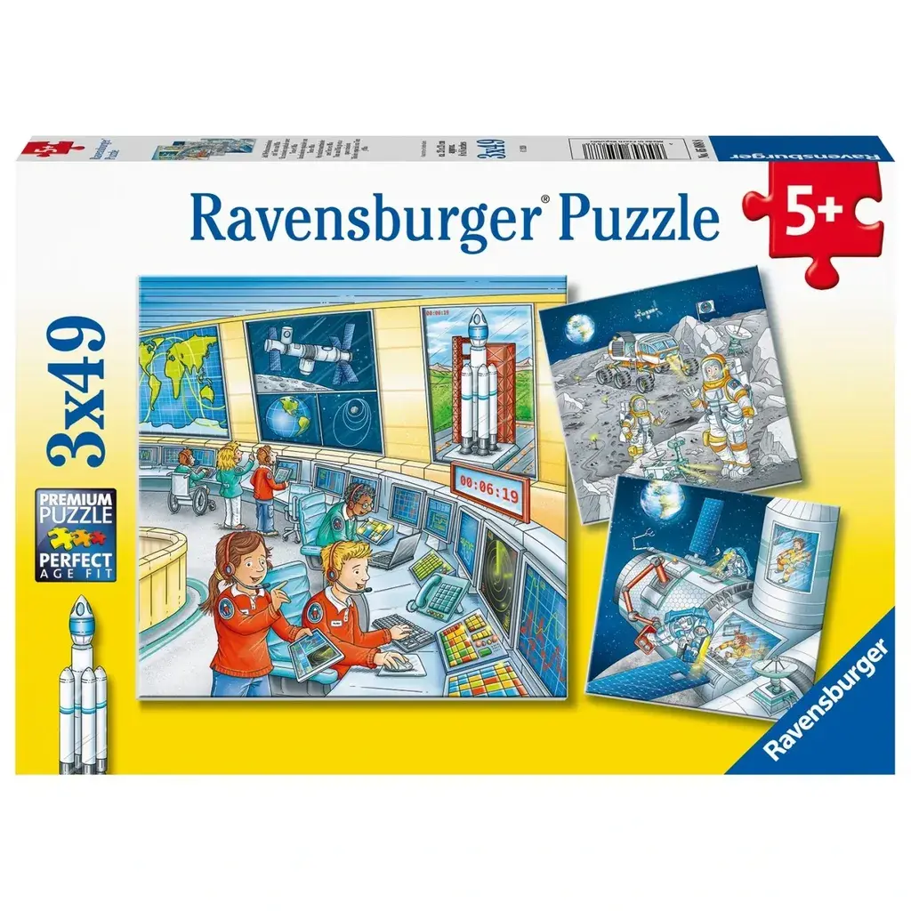 Ravensburger Slagalica Na svemirskoj misiji sa Tomom i Mijom, 3x49 delova