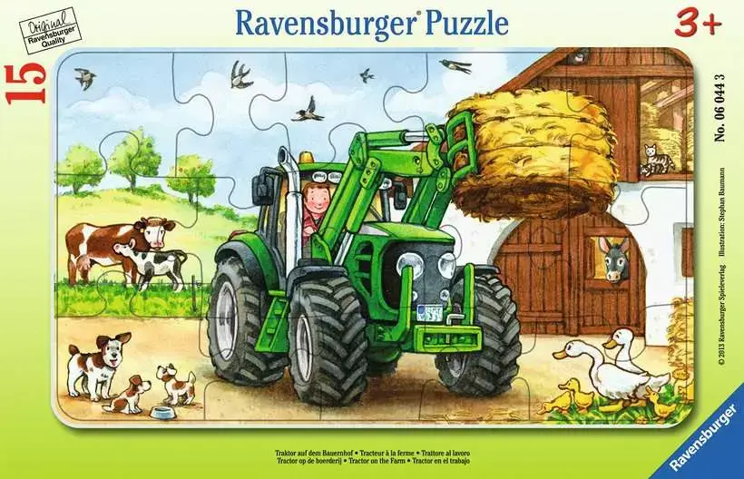 Ravensburger Slagalica Traktor na farmi, 15 delova