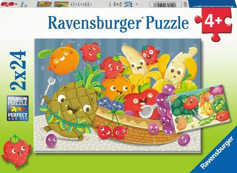Ravensburger Slagalica Vesele voćkice, 2x24 dela