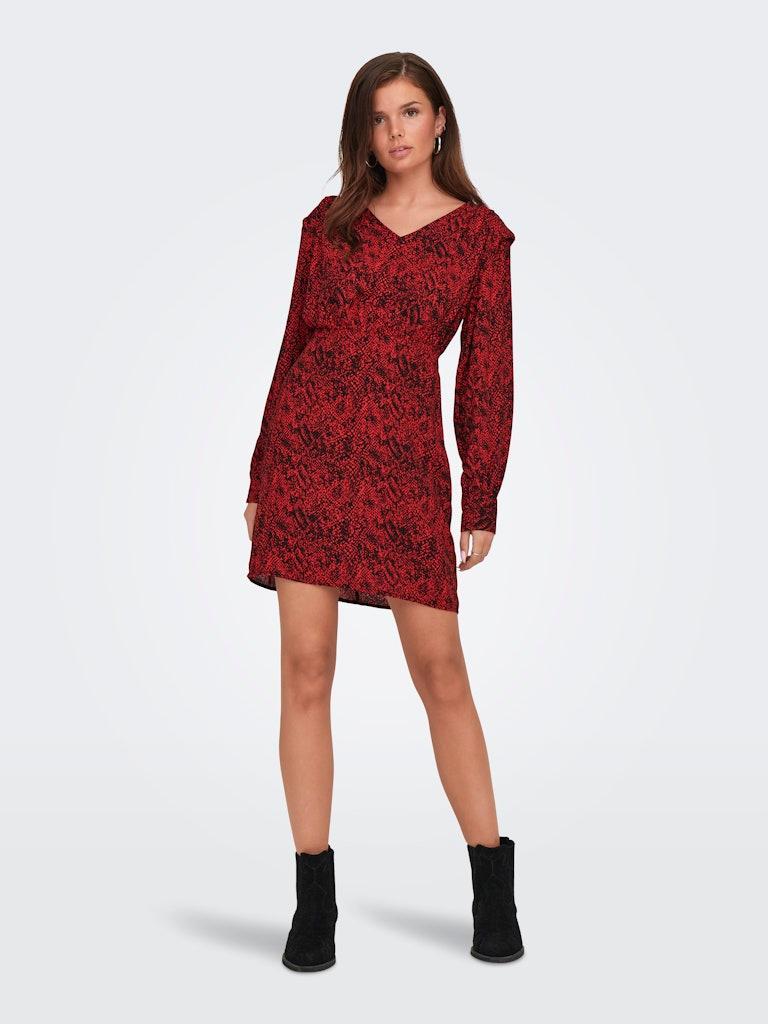 Only Ženska haljina Shelly, Bordo