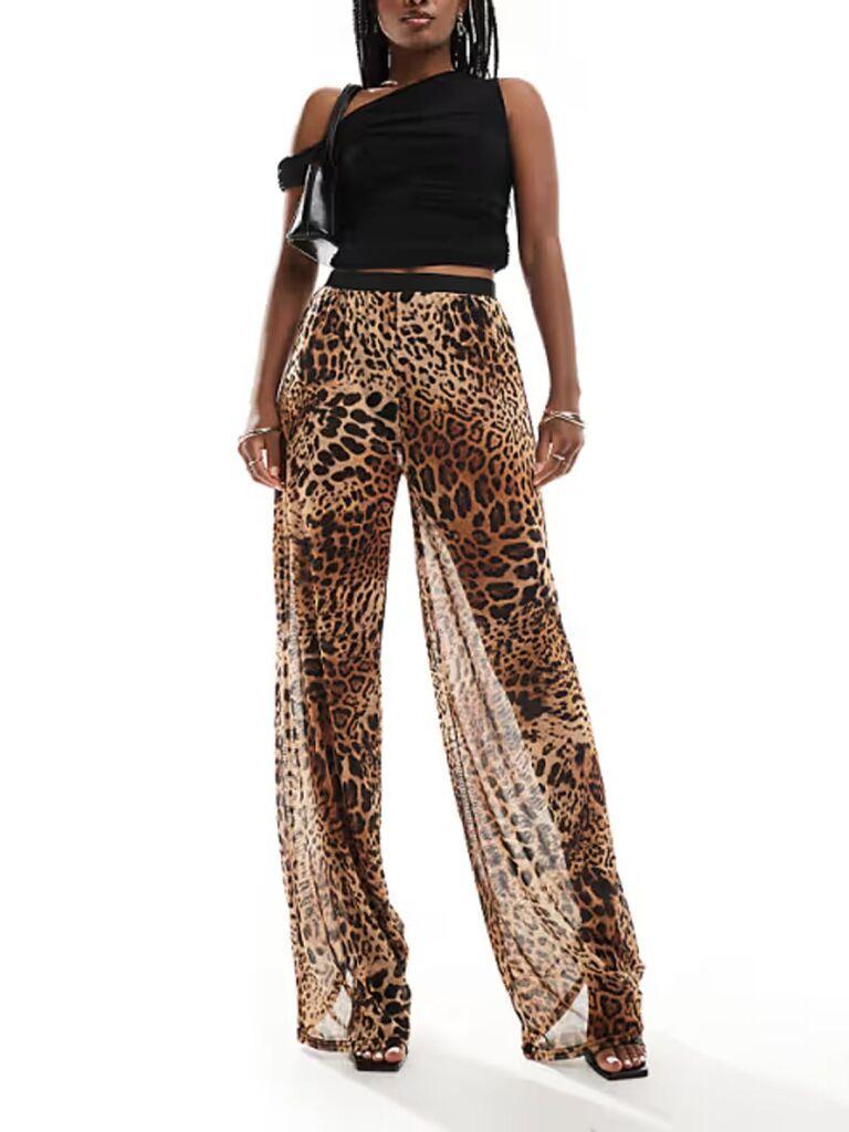 Jaded Rose Ženske pantalone Nila, Smeđe