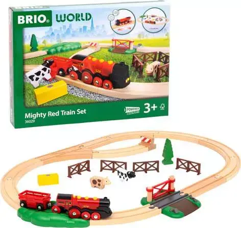 Brio Moćni voz set, Crveni