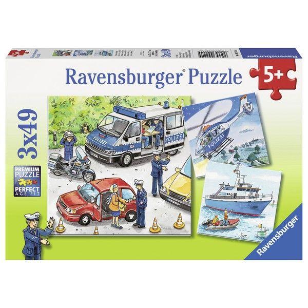 Ravensburger Slagalica Policija u akciji, 3x49 delova
