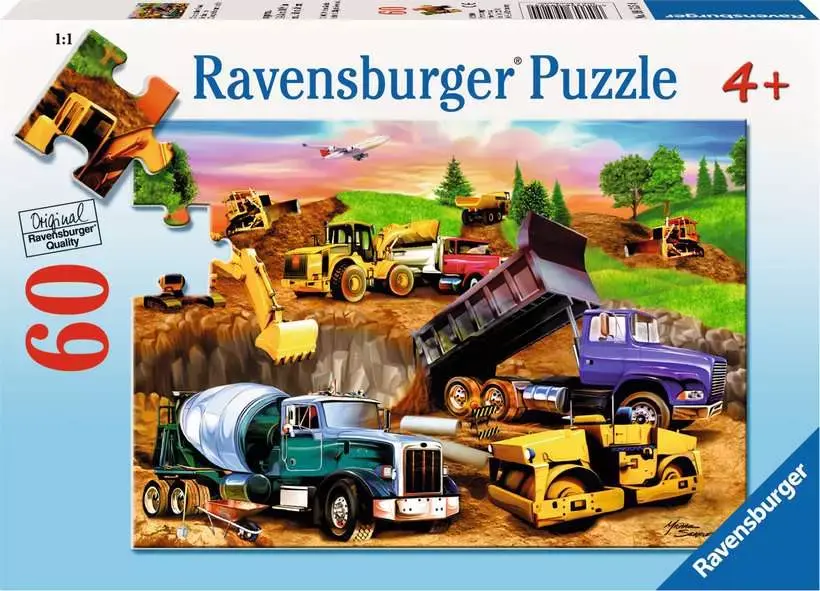 Ravensburger Slagalica Gradilište, 60 delova