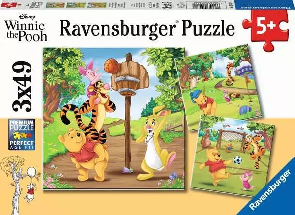 Ravensburger Slagalica Winnie the pooh, 3x49 delova