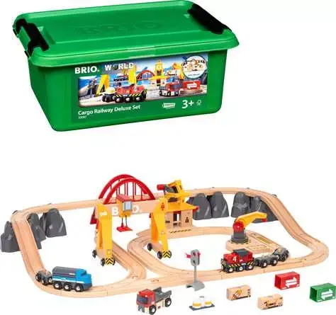 Brio Deluxe železnički set za prevoz tereta