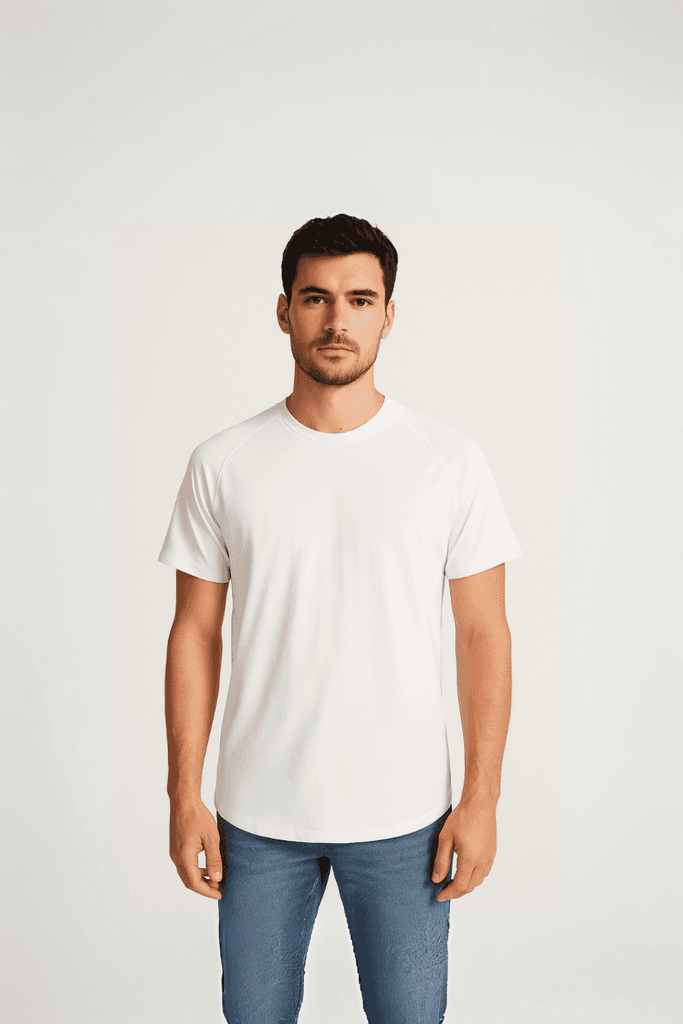 Jack & Jones Muška majica Curved, Bela