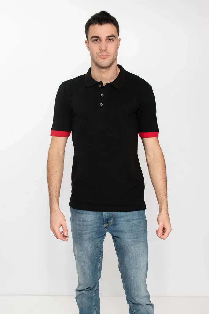 Rush Muška polo majica, Crna