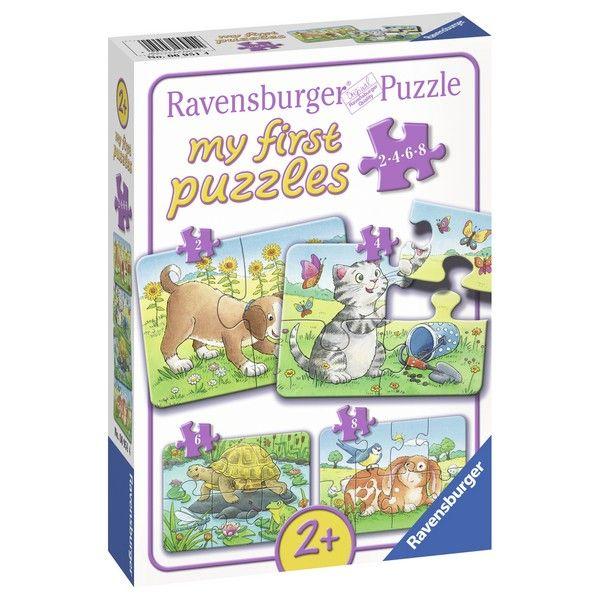 Ravensburger Slagalica Moje prve puzzle - ljubimci, 2/4/6/8 delova