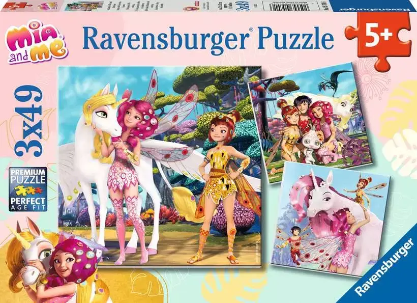 Ravensburger Slagalica Mia and Me, 3x49 delova