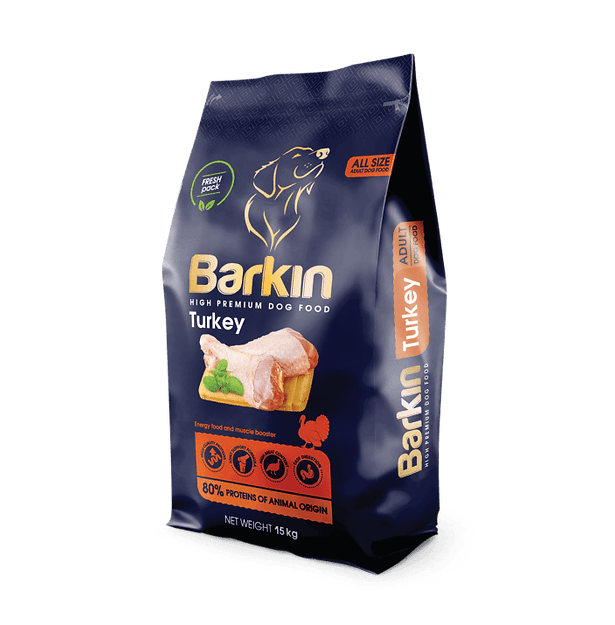 BARKIN Suva hrana za pse High Premium, Ćuretina, 15kg