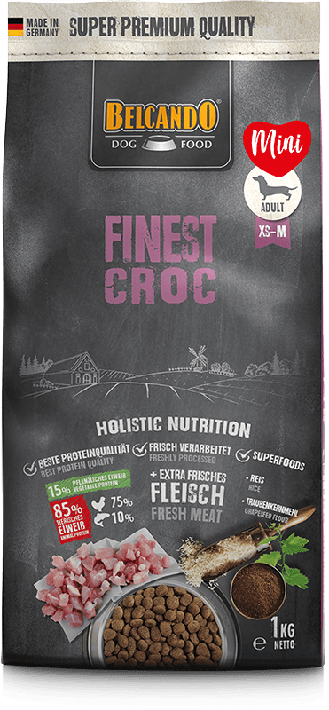 BELCANDO Suva hrana za pse Finest Croc, Živina, 12.5 kg