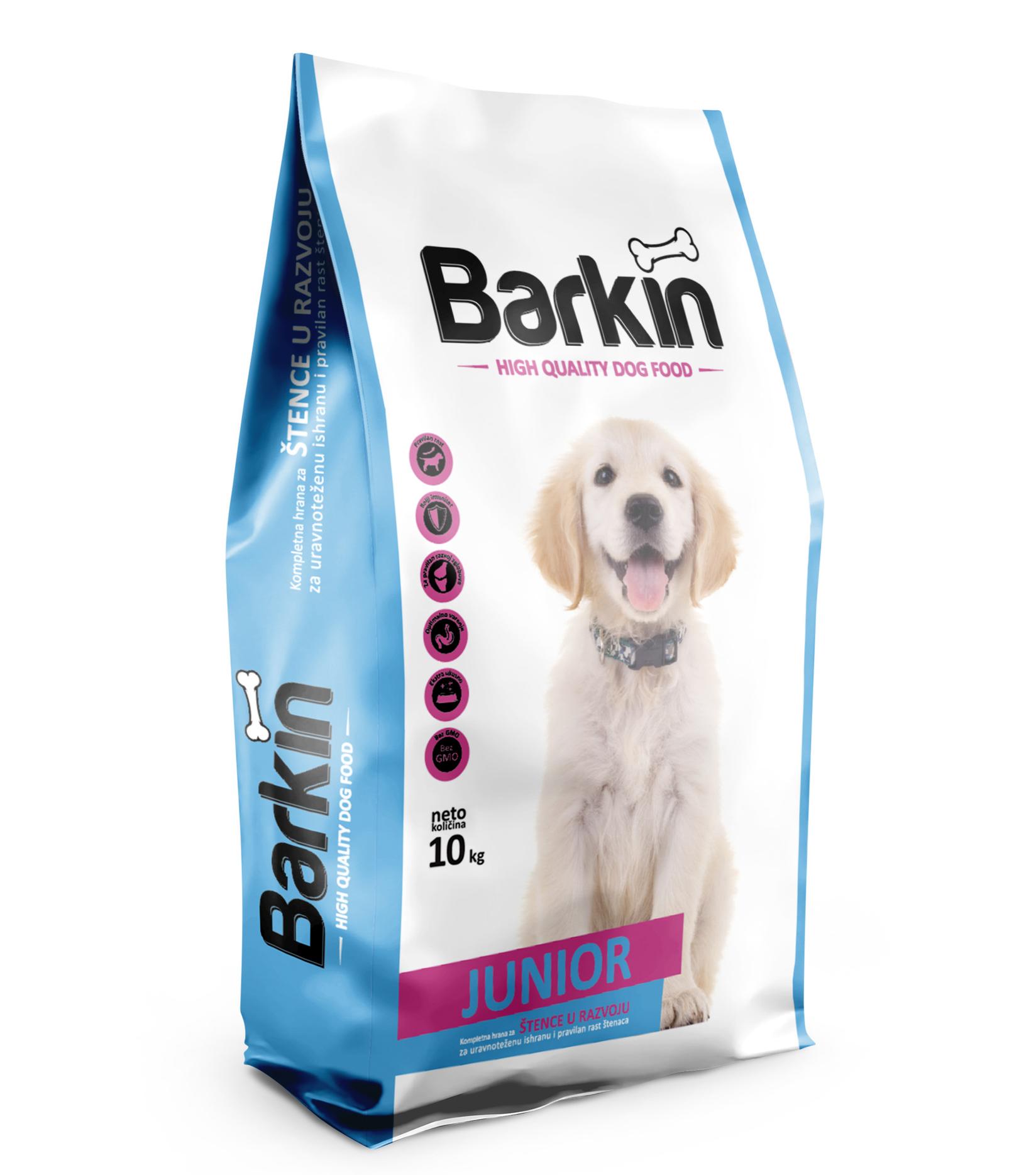 BARKIN Suva hrana za pse Junior, Piletina, 10kg
