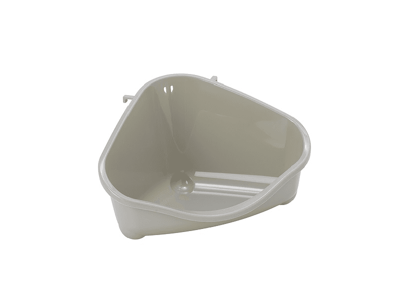 MODERNA Toalet za mačke Pet's Corner, M, Ugaoni, Svetlosivi