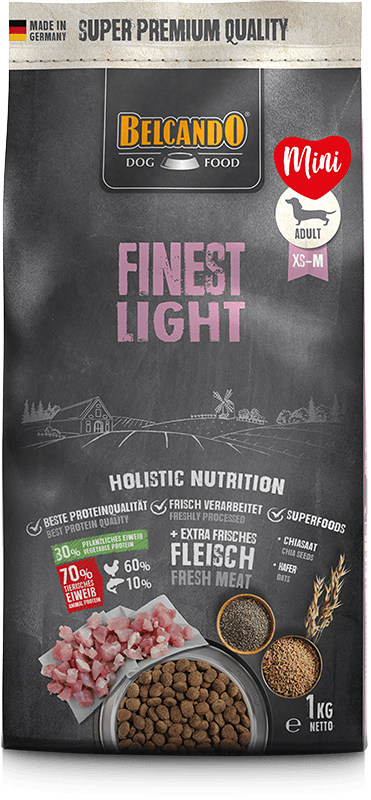 BELCANDO Suva hrana za pse Finest Light, Živina, 1kg