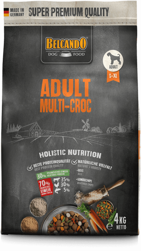 BELCANDO Suva hrana za pse Adult Multi Croc, Živina, 4kg